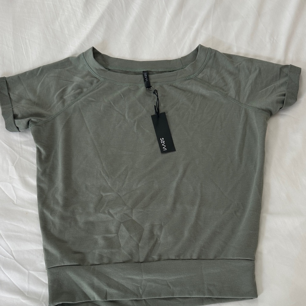 NWT Women's Olive Green Top - super soft - small